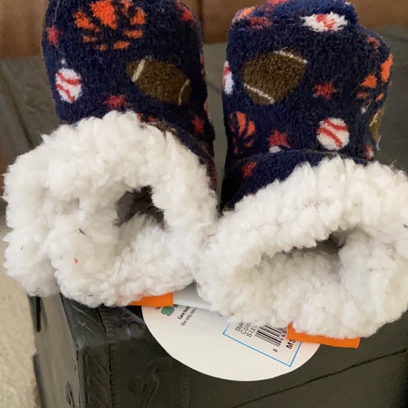 Skidders Plush Booties- Sports Theme - Picture 6 of 6